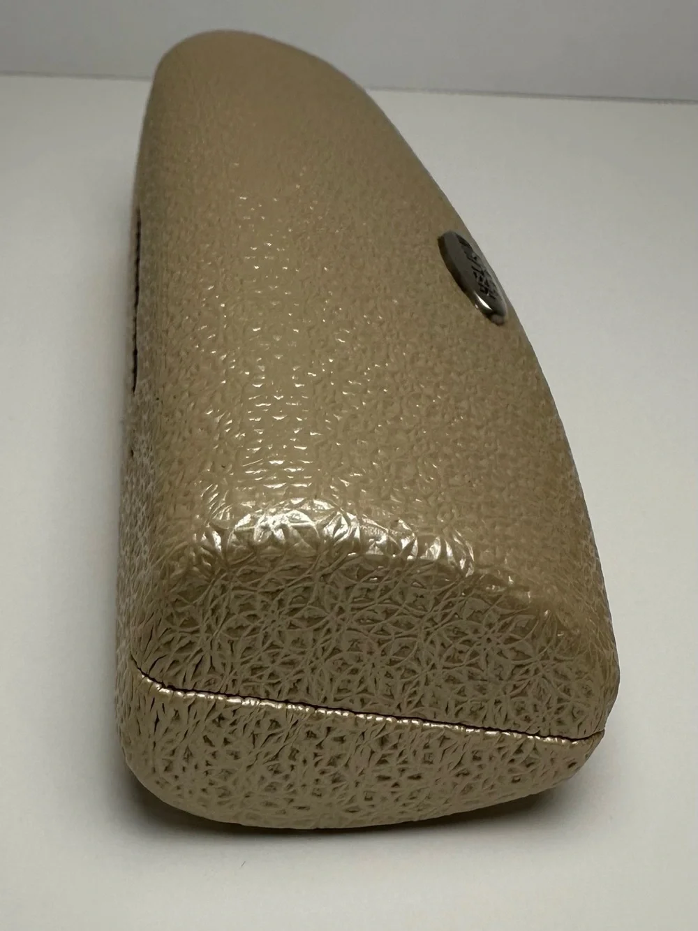 Helium Paris Metallic Gold Women's Hard Shell Glass Case